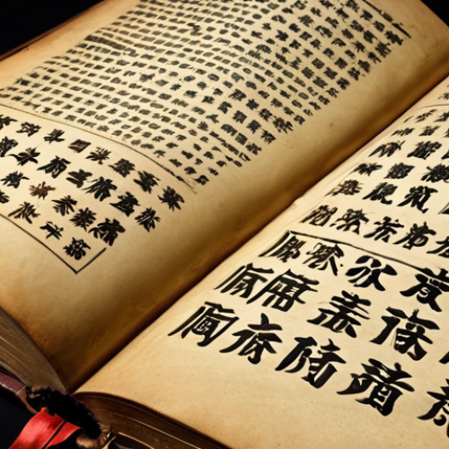 Home 8 An old, yellowed family genealogy book with densely written Chinese characters, evoking a sense of time travel and ancestral roots.