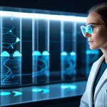 가족사 연구법 - **Prompt 1: Decoding Ancestral Secrets through DNA**
A futuristic, well-lit laboratory setting w...